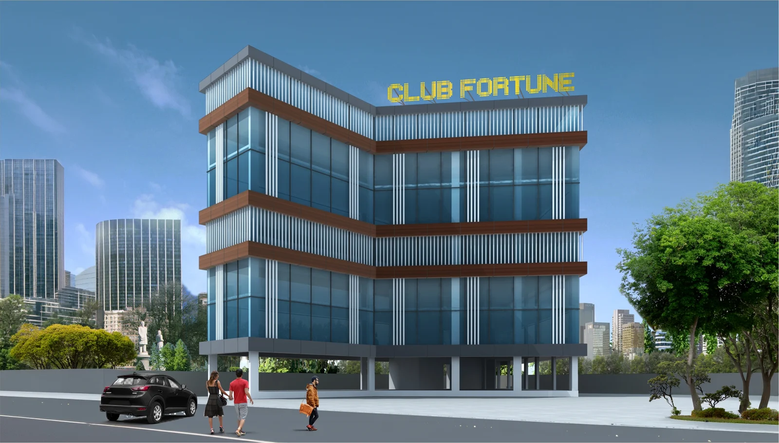 Club Fortune — Architectural render