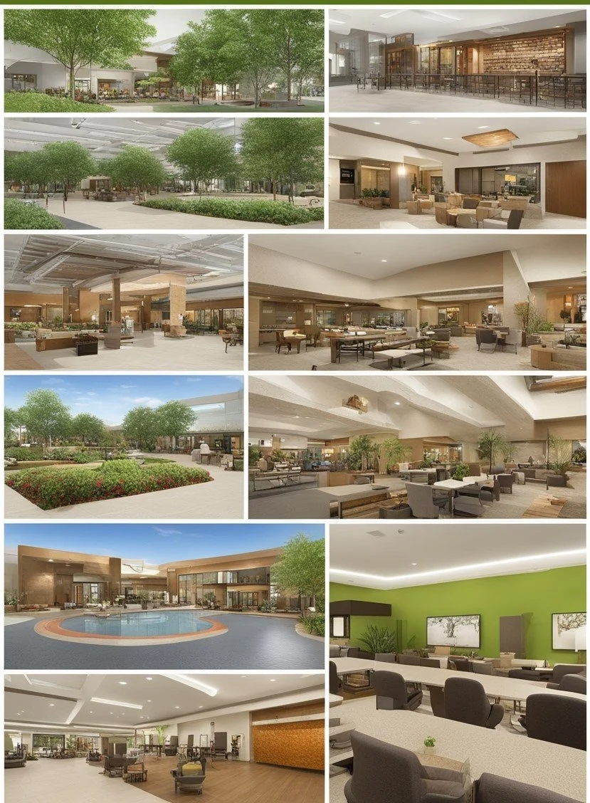 Shared spaces & amenities — Architectural renders · Official brochure